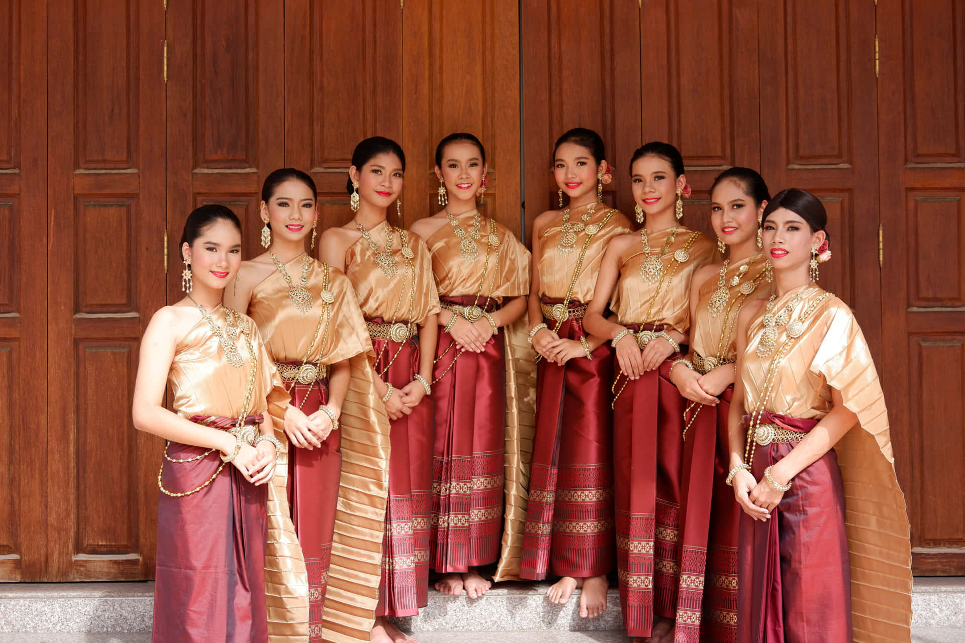 Thailand Traditional Custom Background
