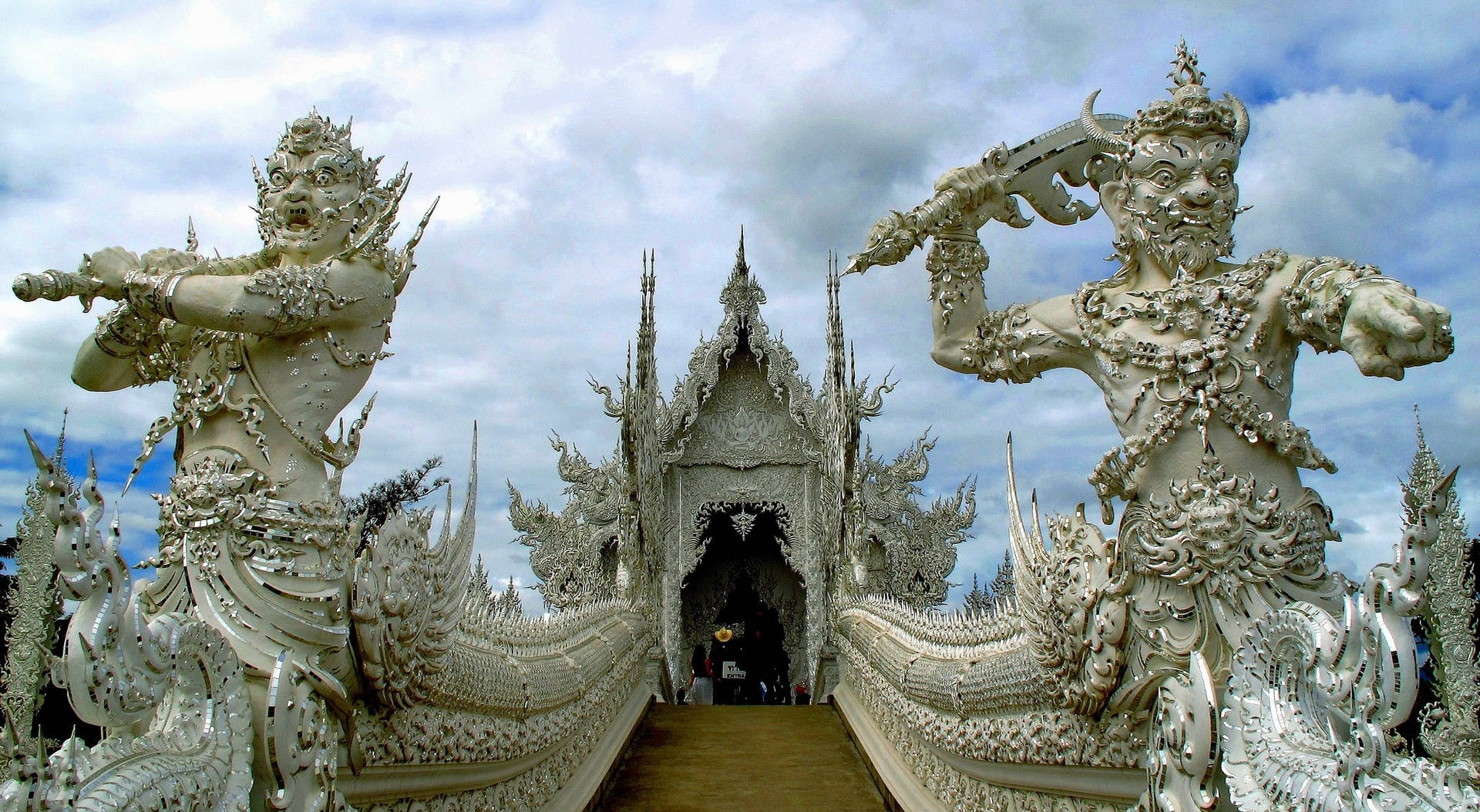Thailand Wat Rong Khun Background