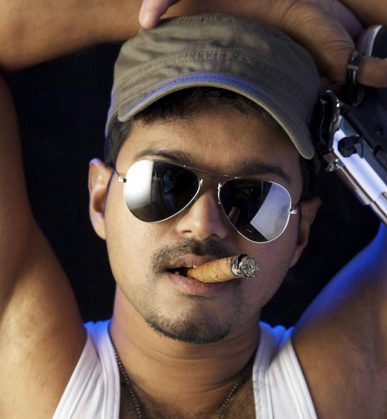 Thalapathy Hd With An Intense Gangster Look