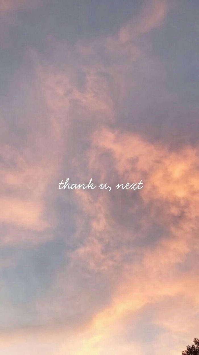 Thank You Next Pretty Phone Background
