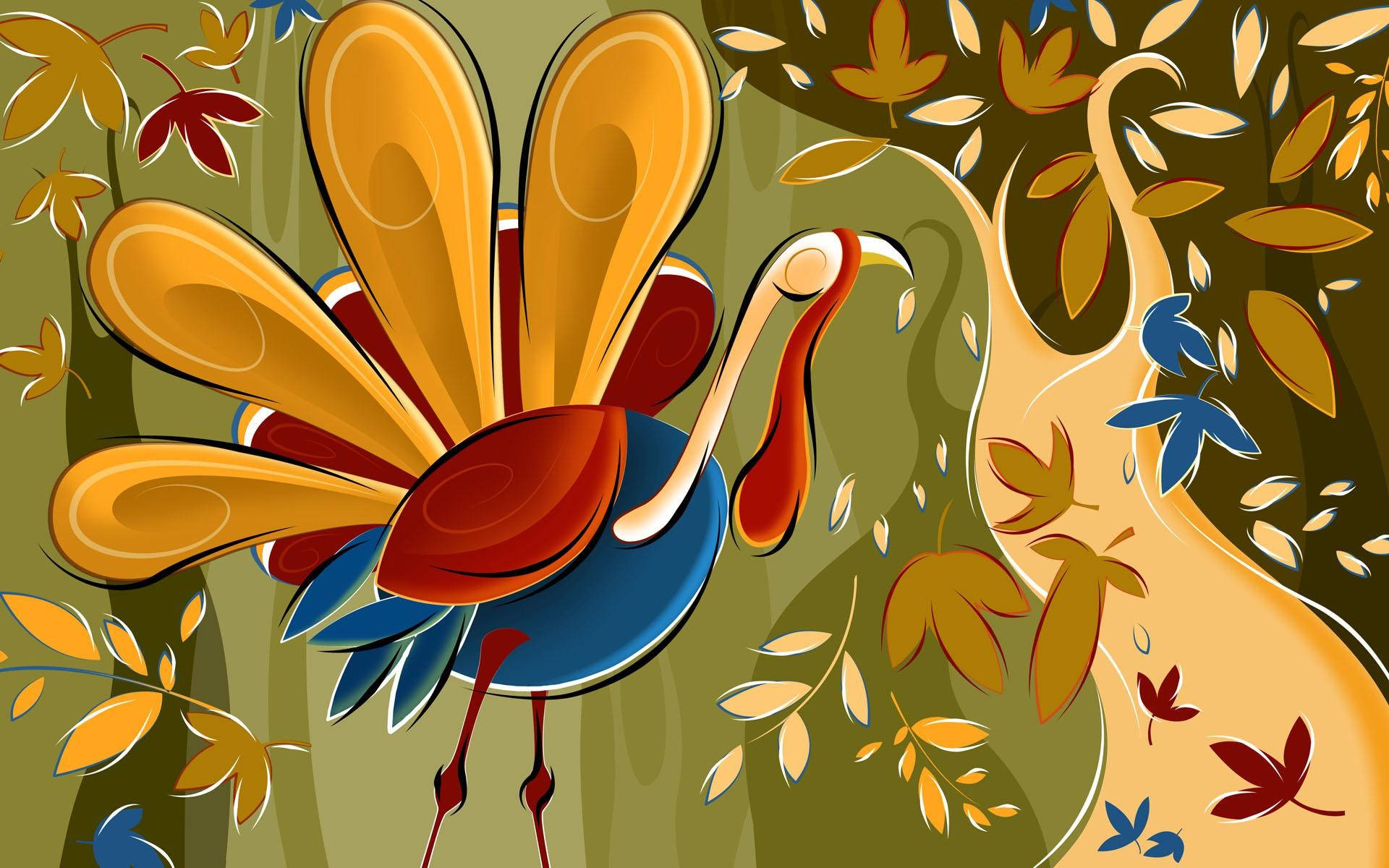 Thanksgiving Day Turkey Painting