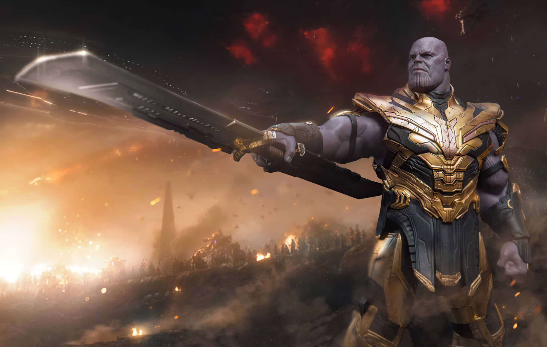 Thanos 4k Digital Leading Army Background