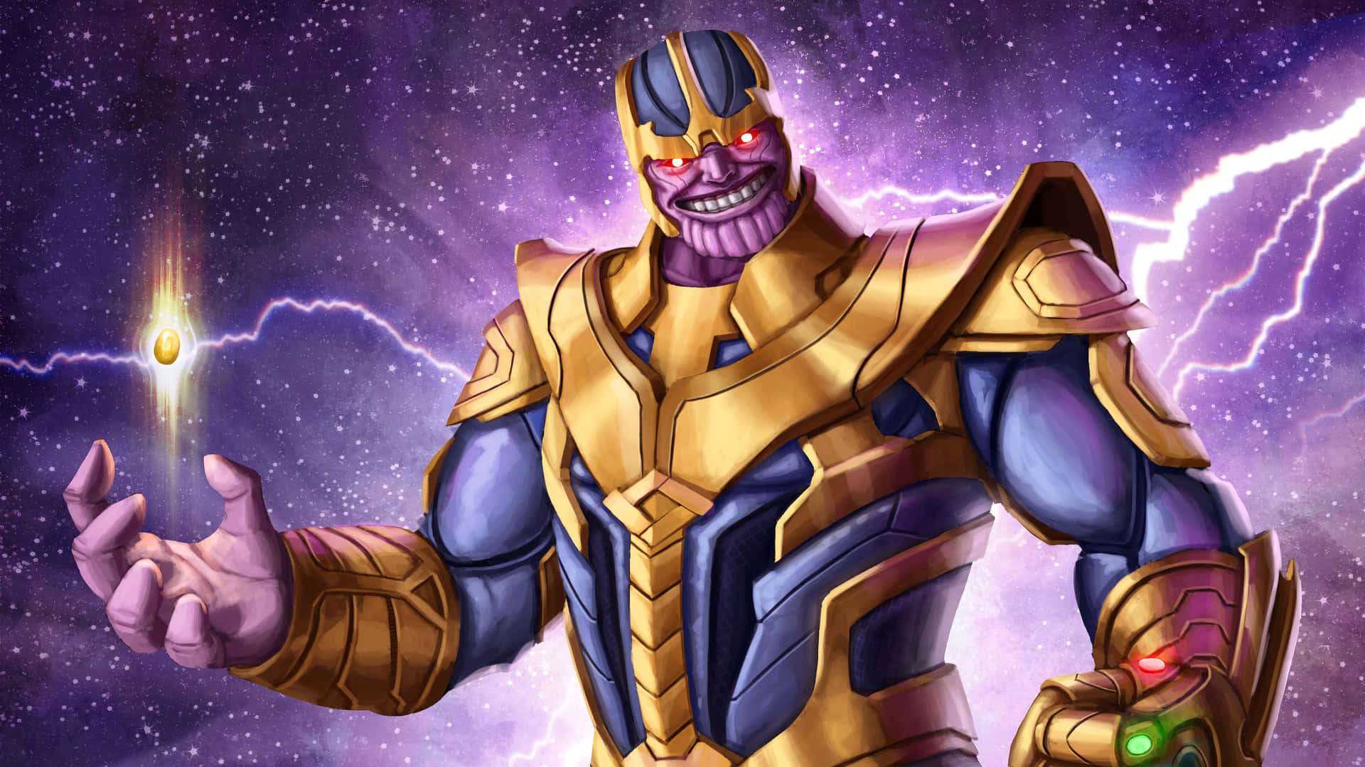 Thanos 4k Digital Scary Smiling