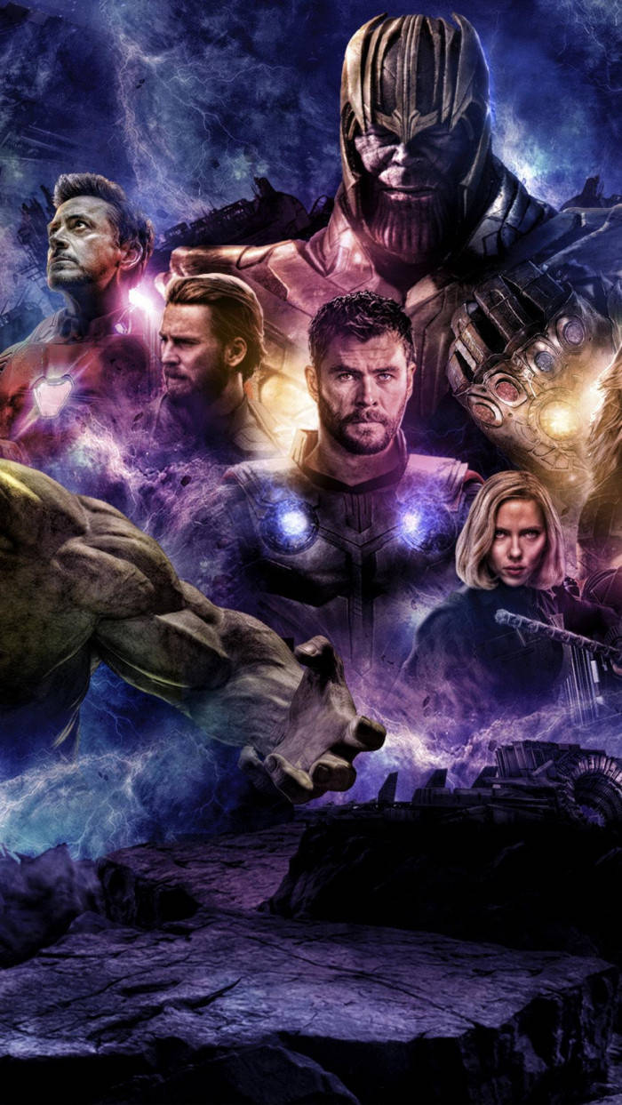 Thanos And Cool Avengers Phone Background