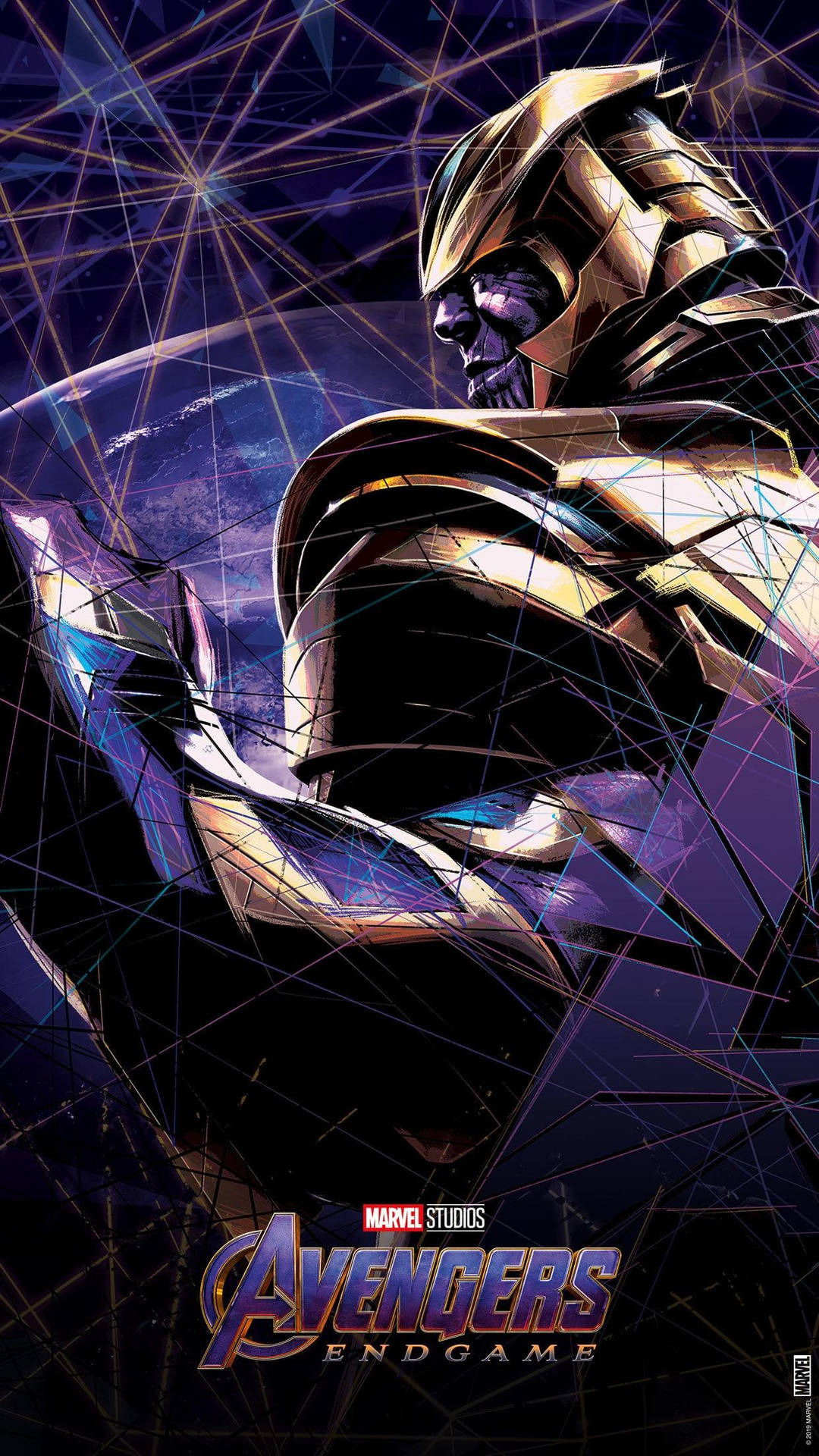 Thanos Endgame Poster 4k Marvel Iphone