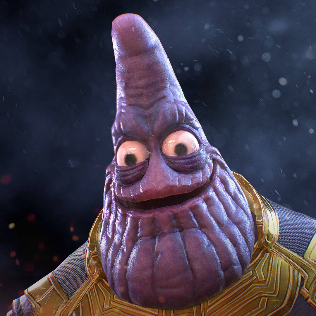 Thanos Patrick Meme Pfp Background