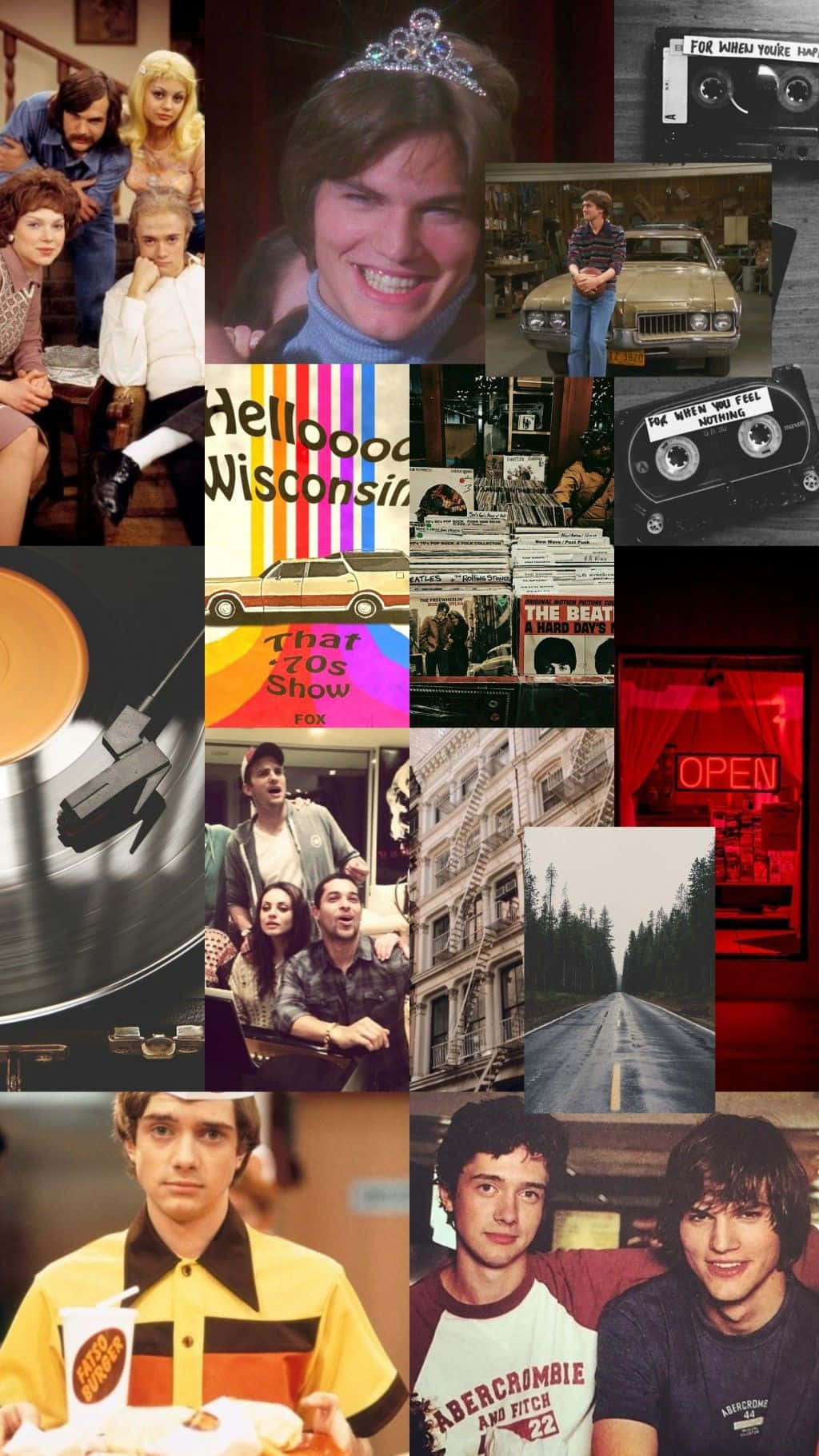 That ‘70s Show Photomontage 70s Aesthetic Desktop Background