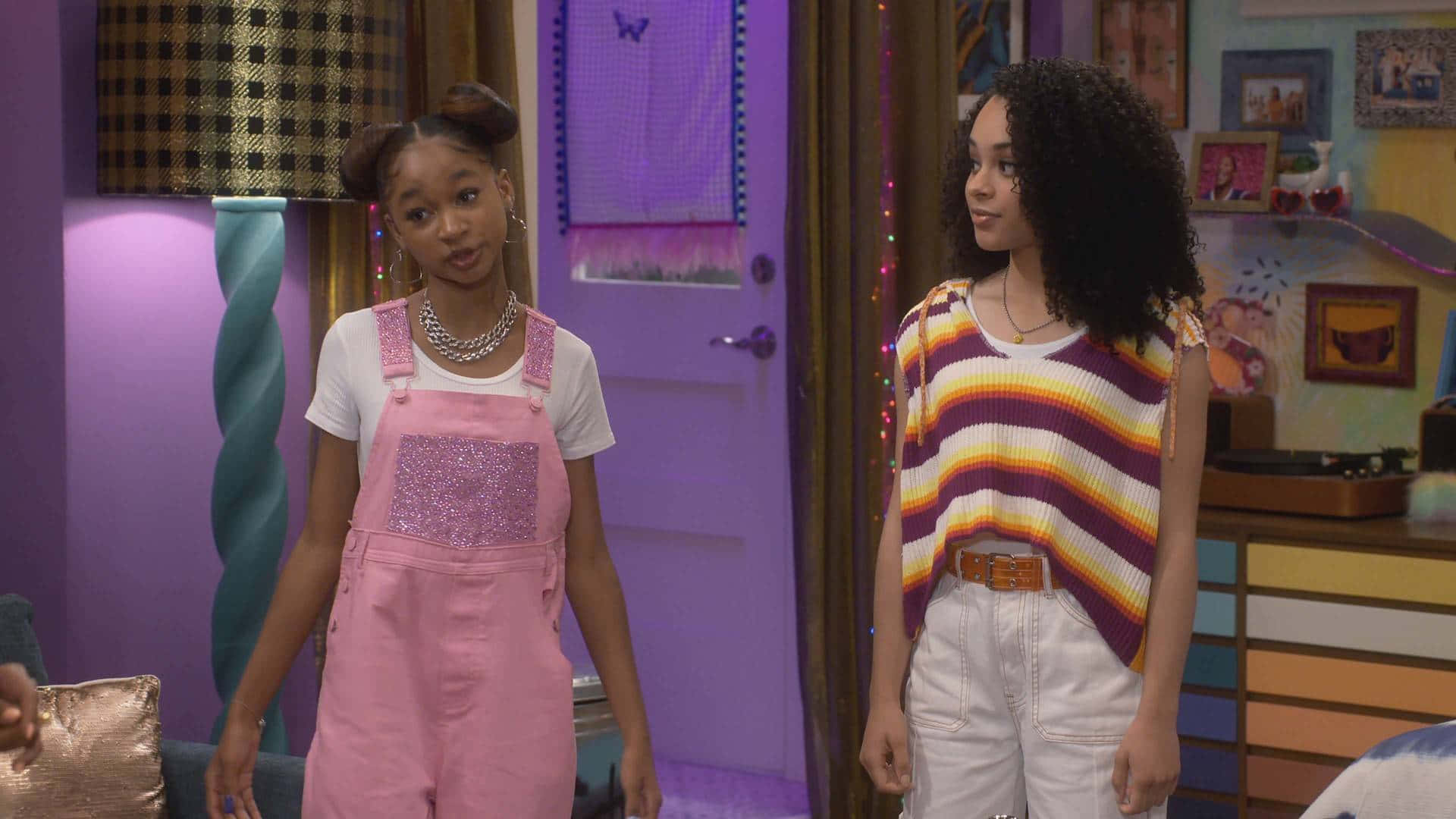 That Girl Lay Lay In A Dynamic Performance Background