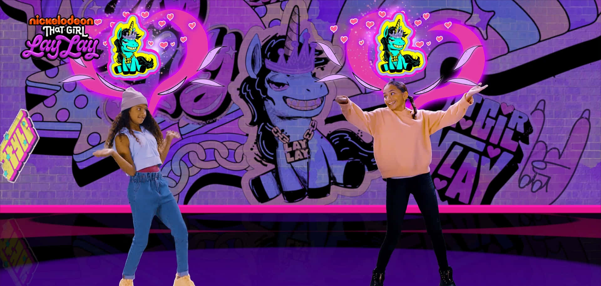 That Girl Lay Lay Takes Center Stage. Background