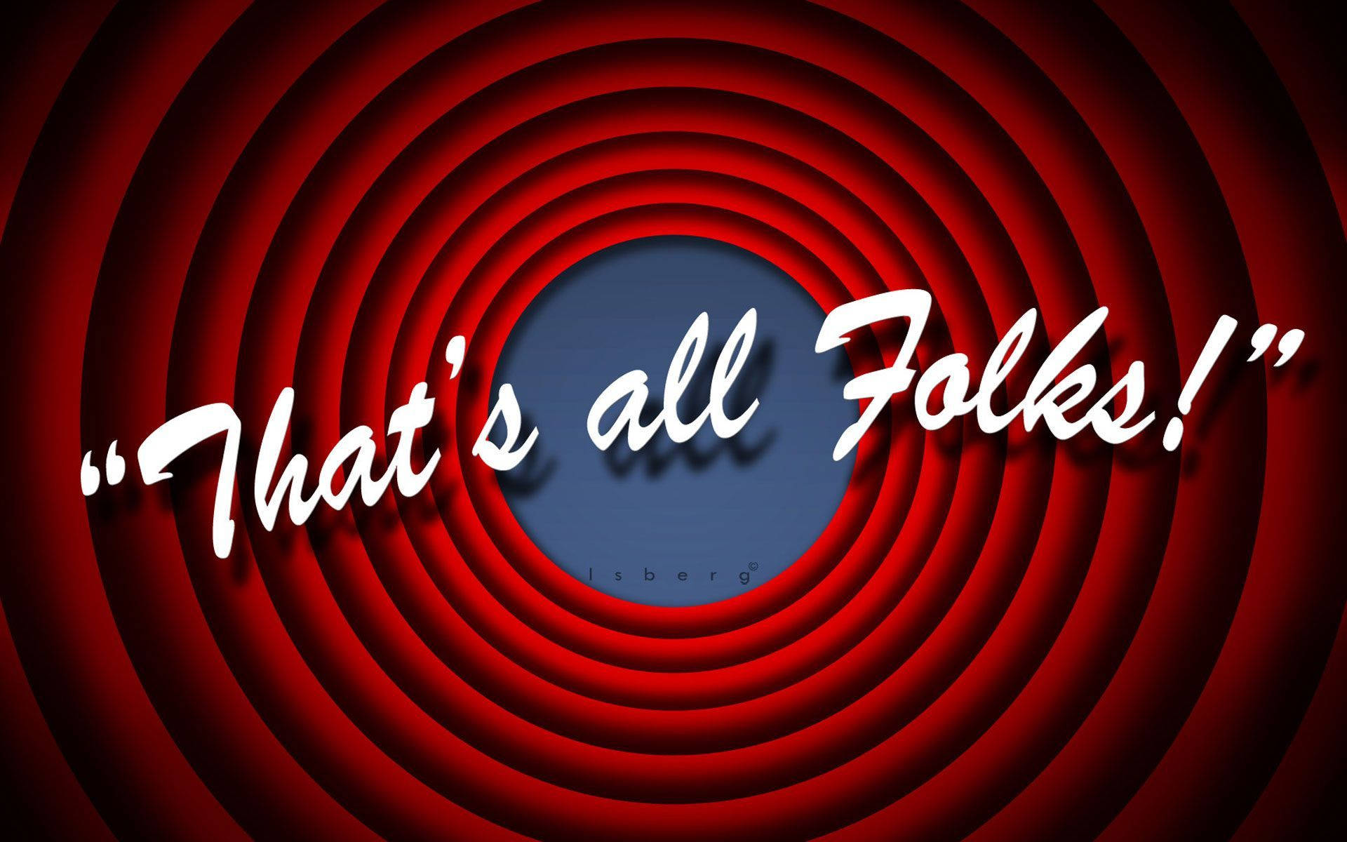 That's All Folks Optical Art Background