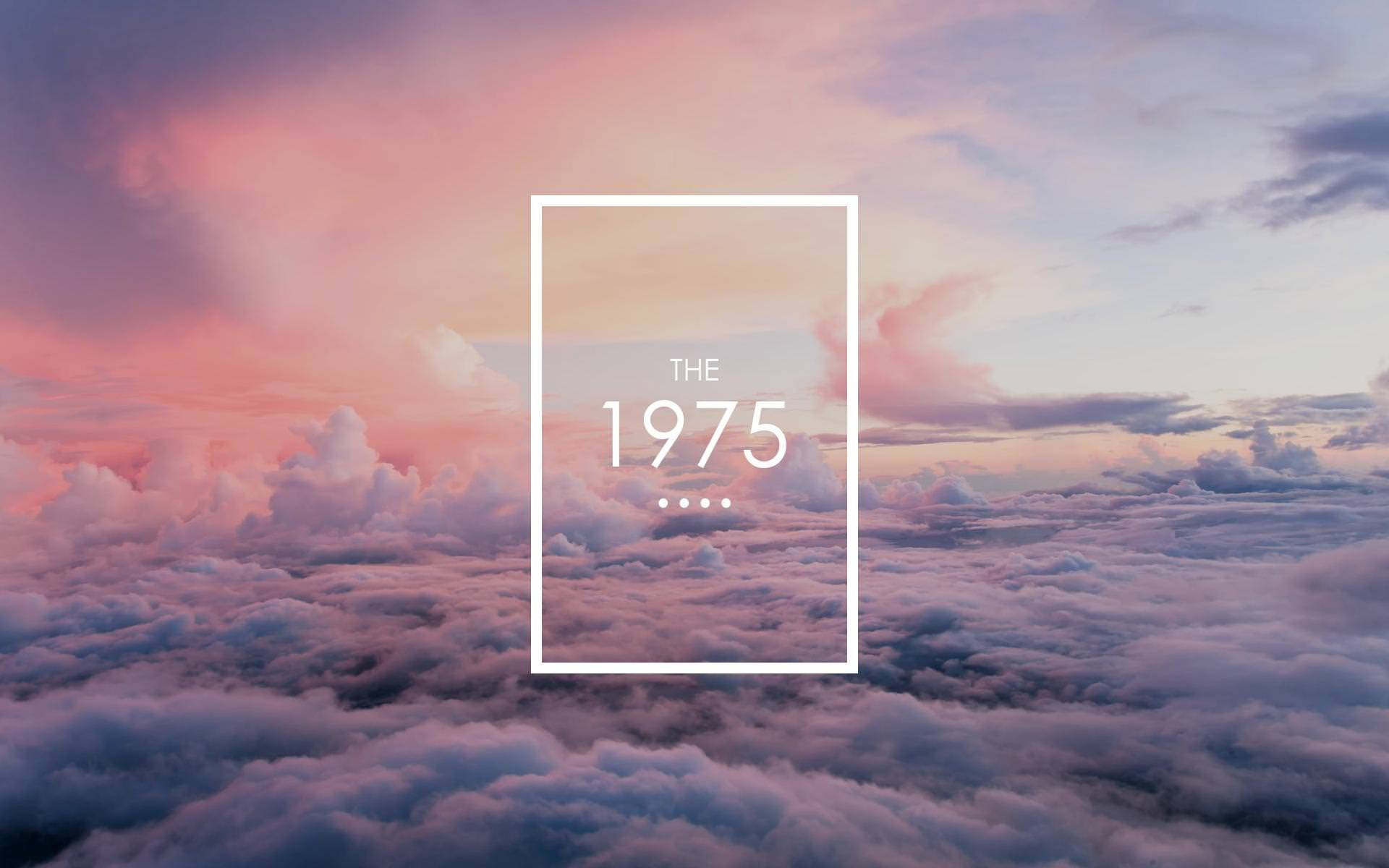 The 1975 Logo In Clouds Background