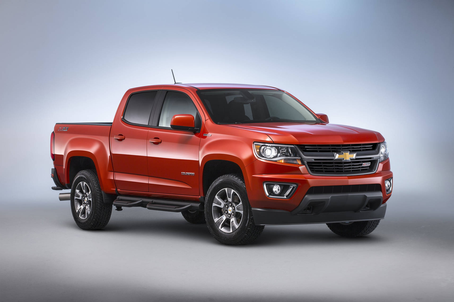 The 2019 Chevrolet Colorado Is Shown In A Studio Background