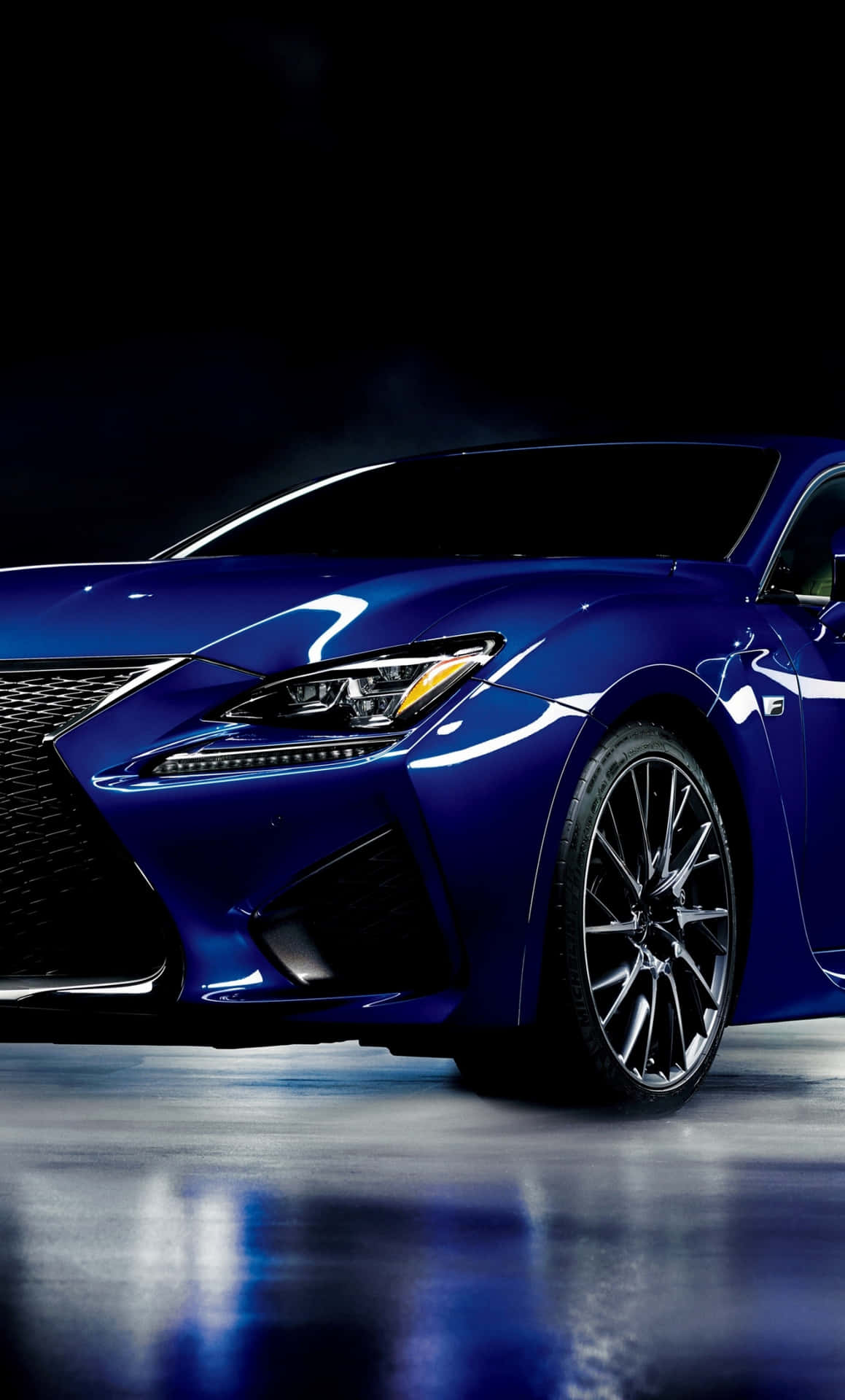 The 2019 Lexus Rc Is Shown In Blue