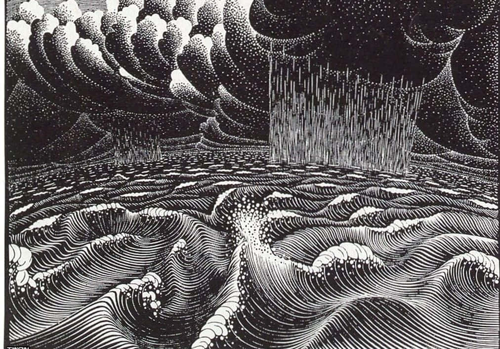 The 2nd Day Of The Creation Maurits Cornelis Escher Art