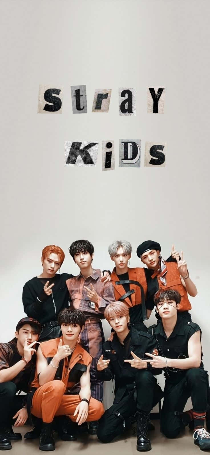 The 8 Members Of Stray Kids, Together Living The Dream. Background