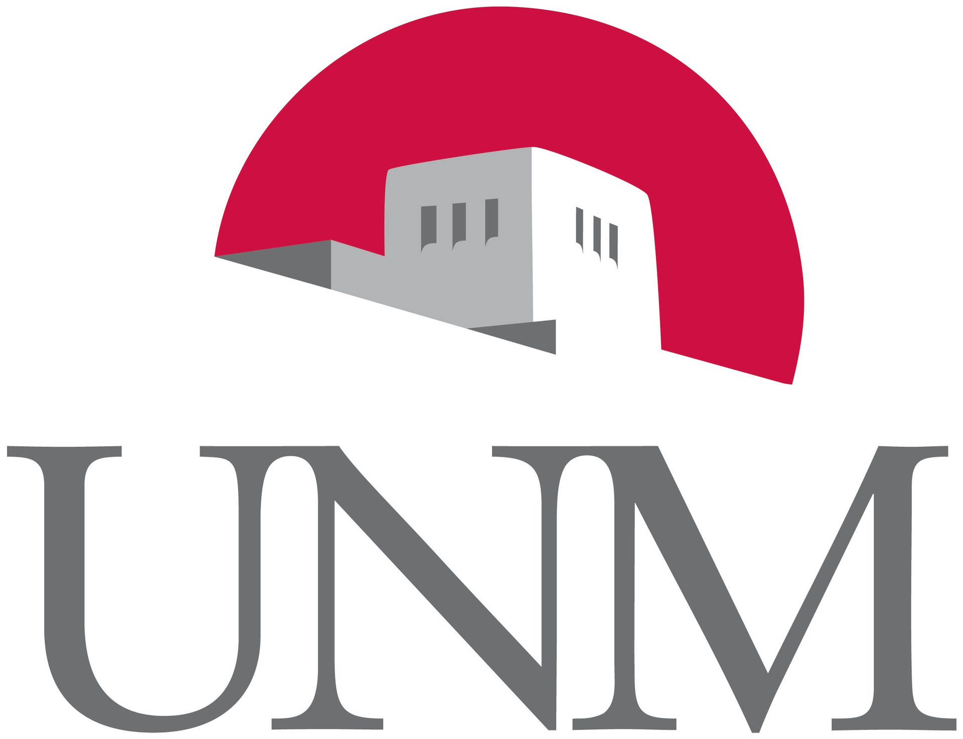 The Abbreviated Logo Of The University Of New Mexico Background