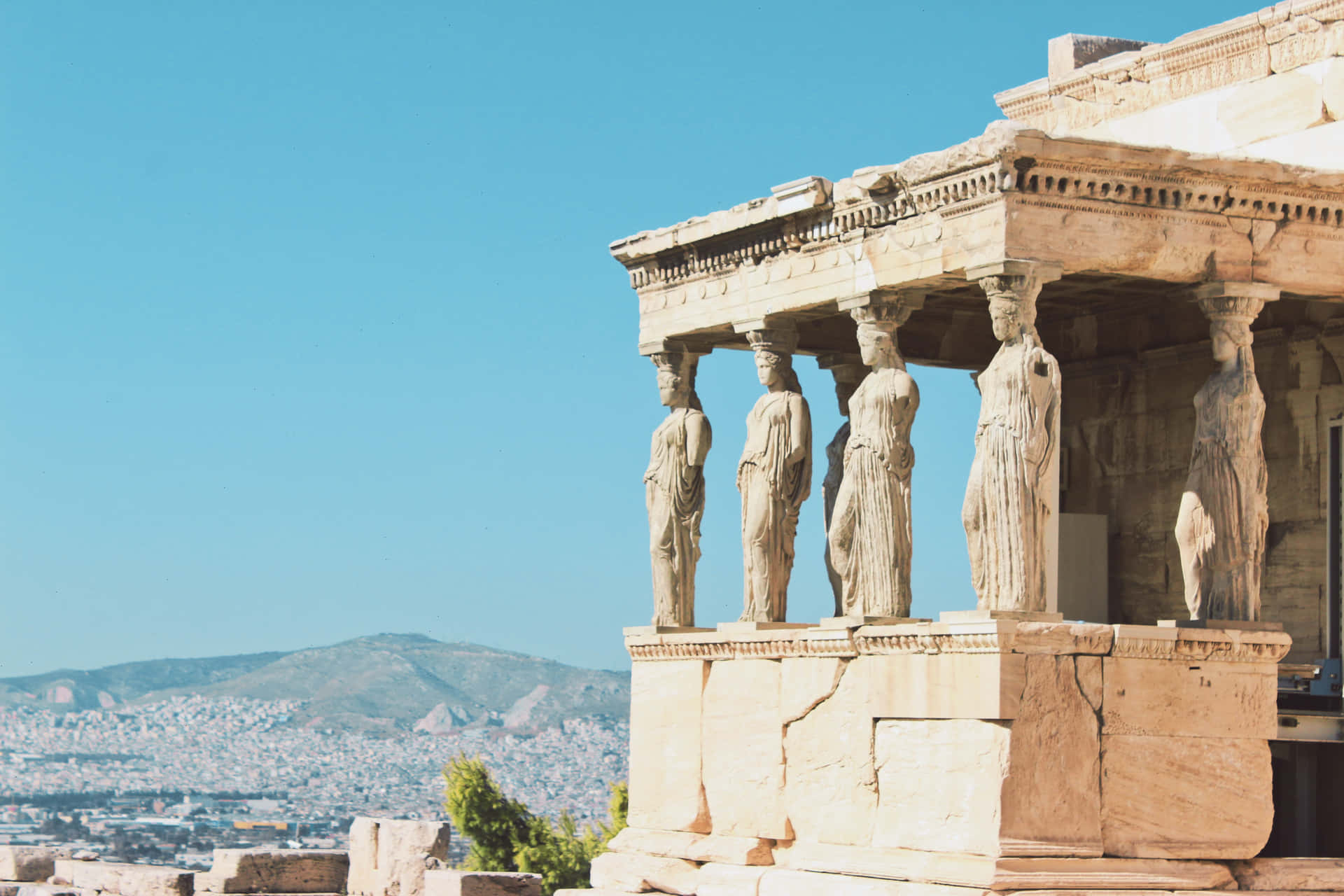 The Acropolis Viewed From The Erechtheion
