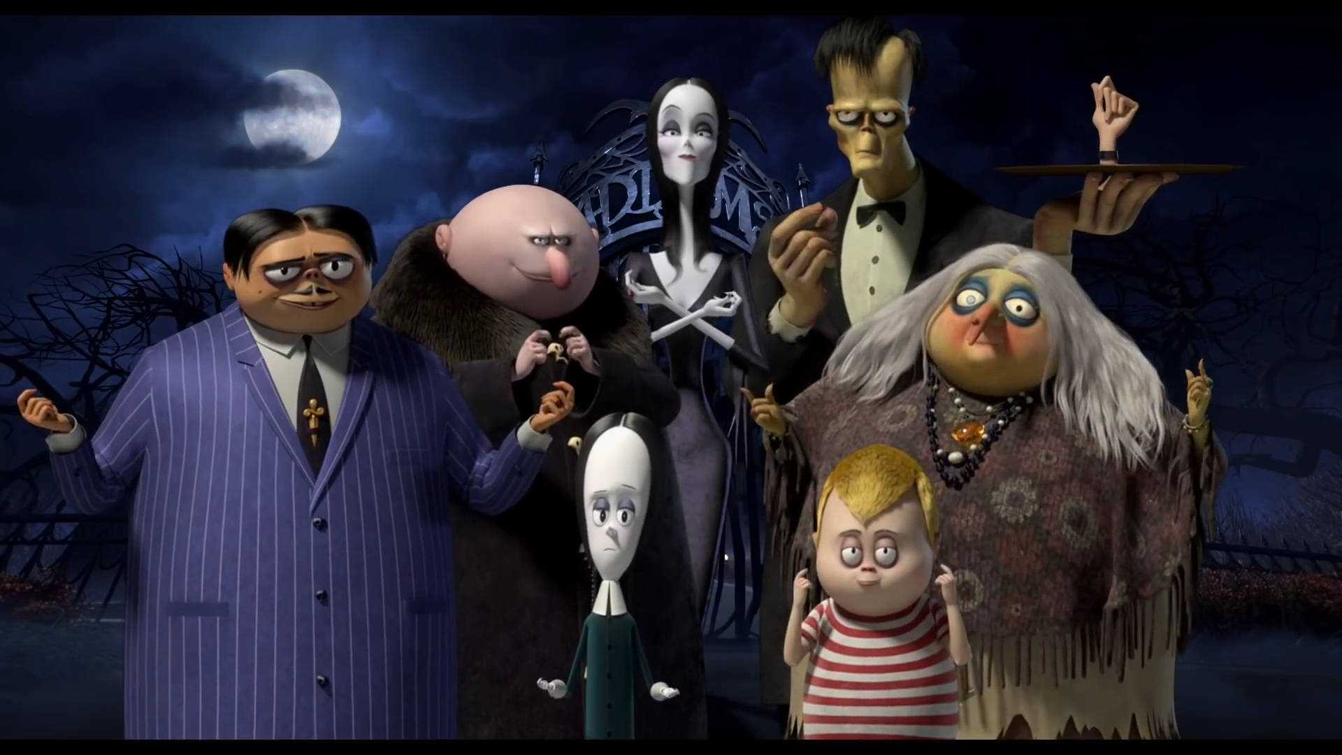 The Addams Family 2 Full Moon Background