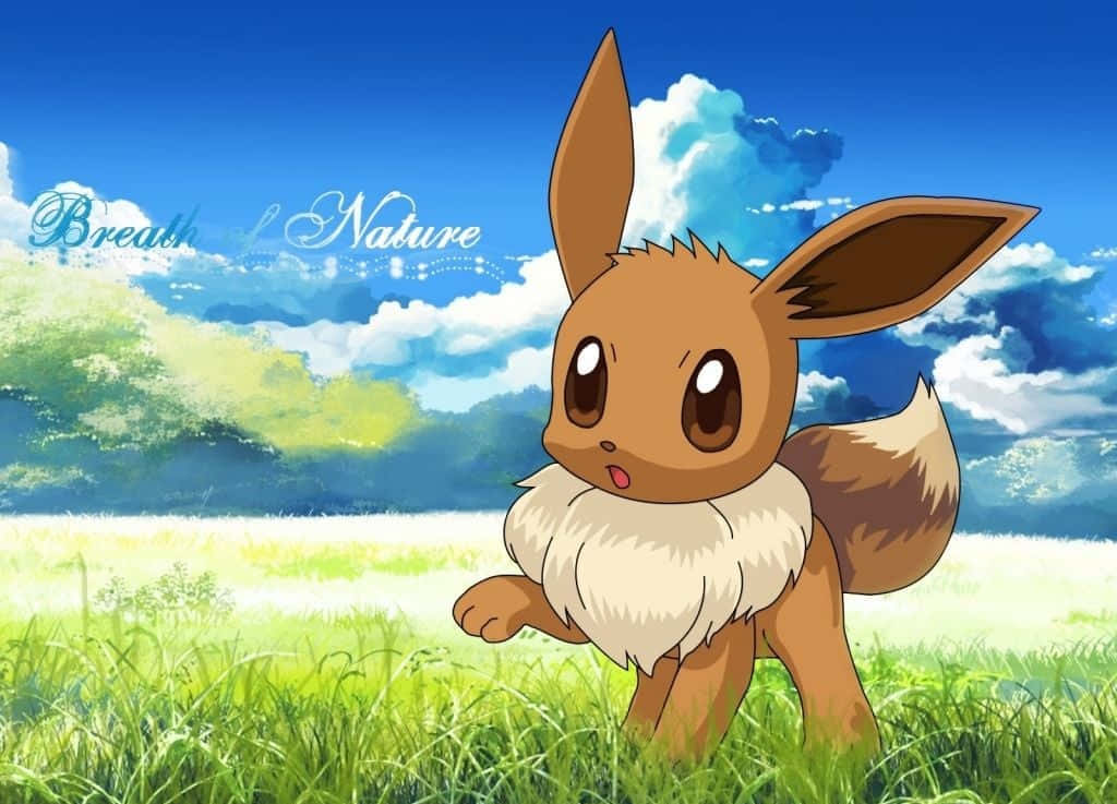 The Adorable Pokemon Eevee! Background