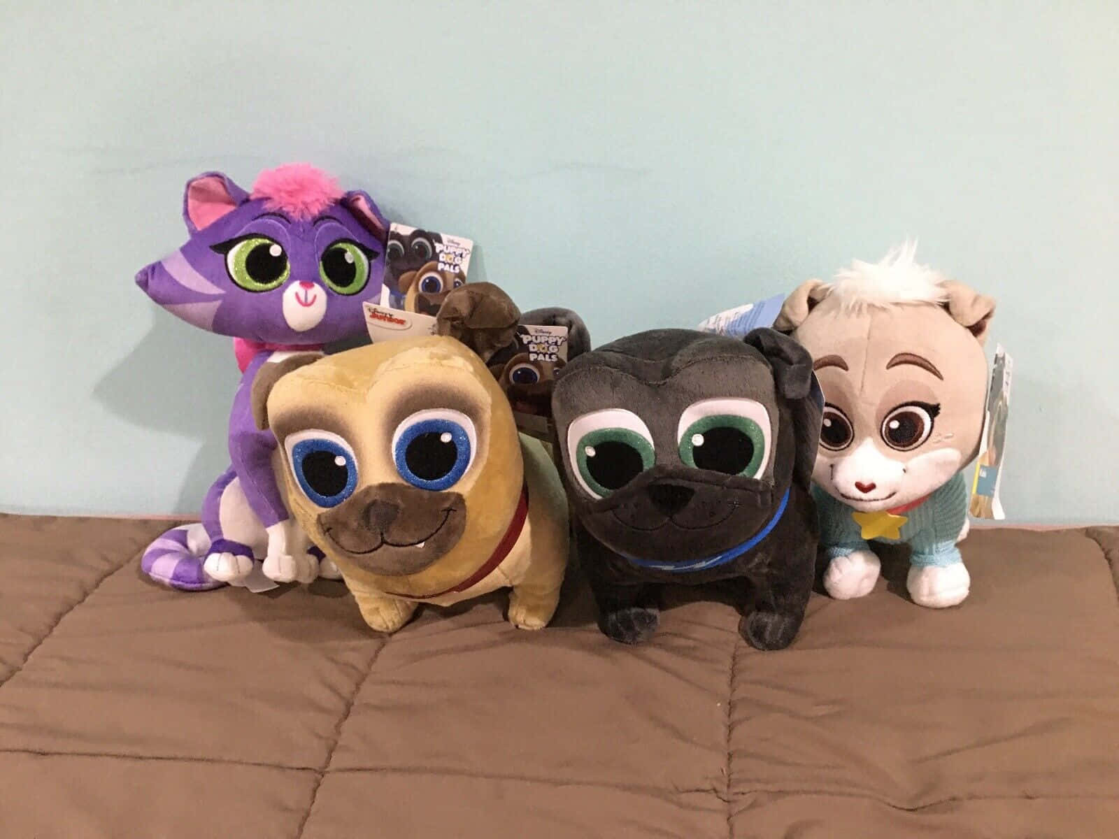 The Adorable Puppy Dog Pals, Bingo And Rolly Background