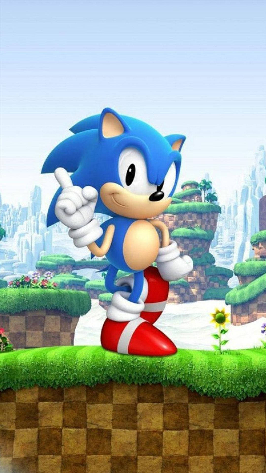 The Adventurous Hedgehog Sonic Background