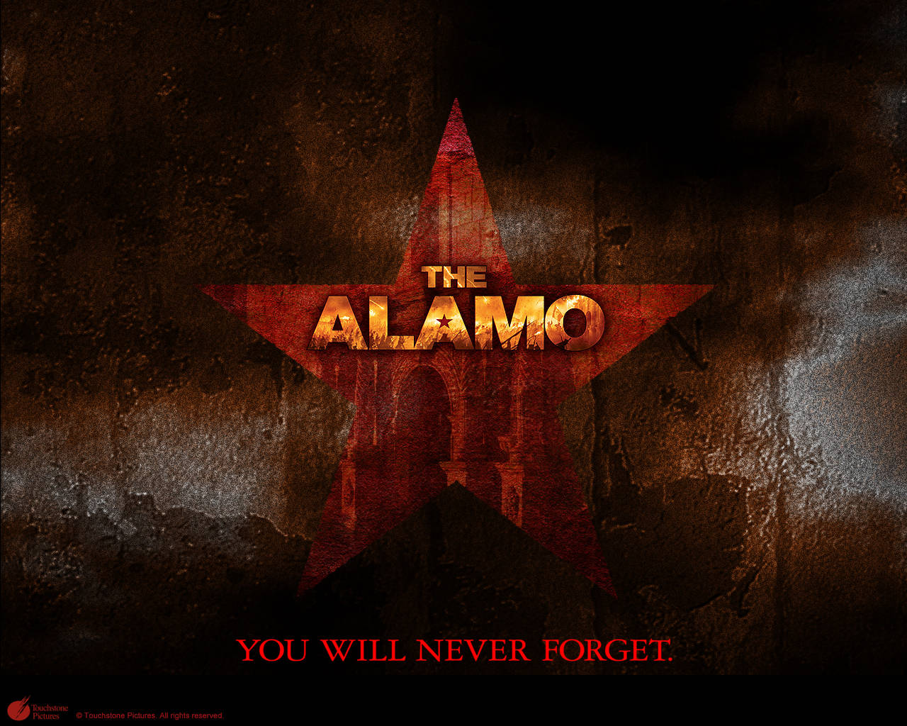 The Alamo 2004 Star Movie Poster Background