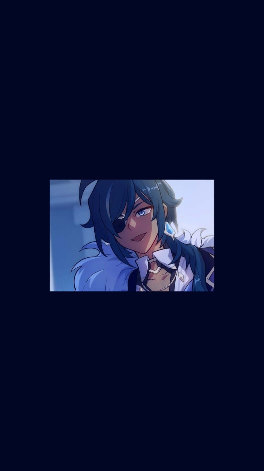 The Always Cheerful Kaeya Looking Determined Background