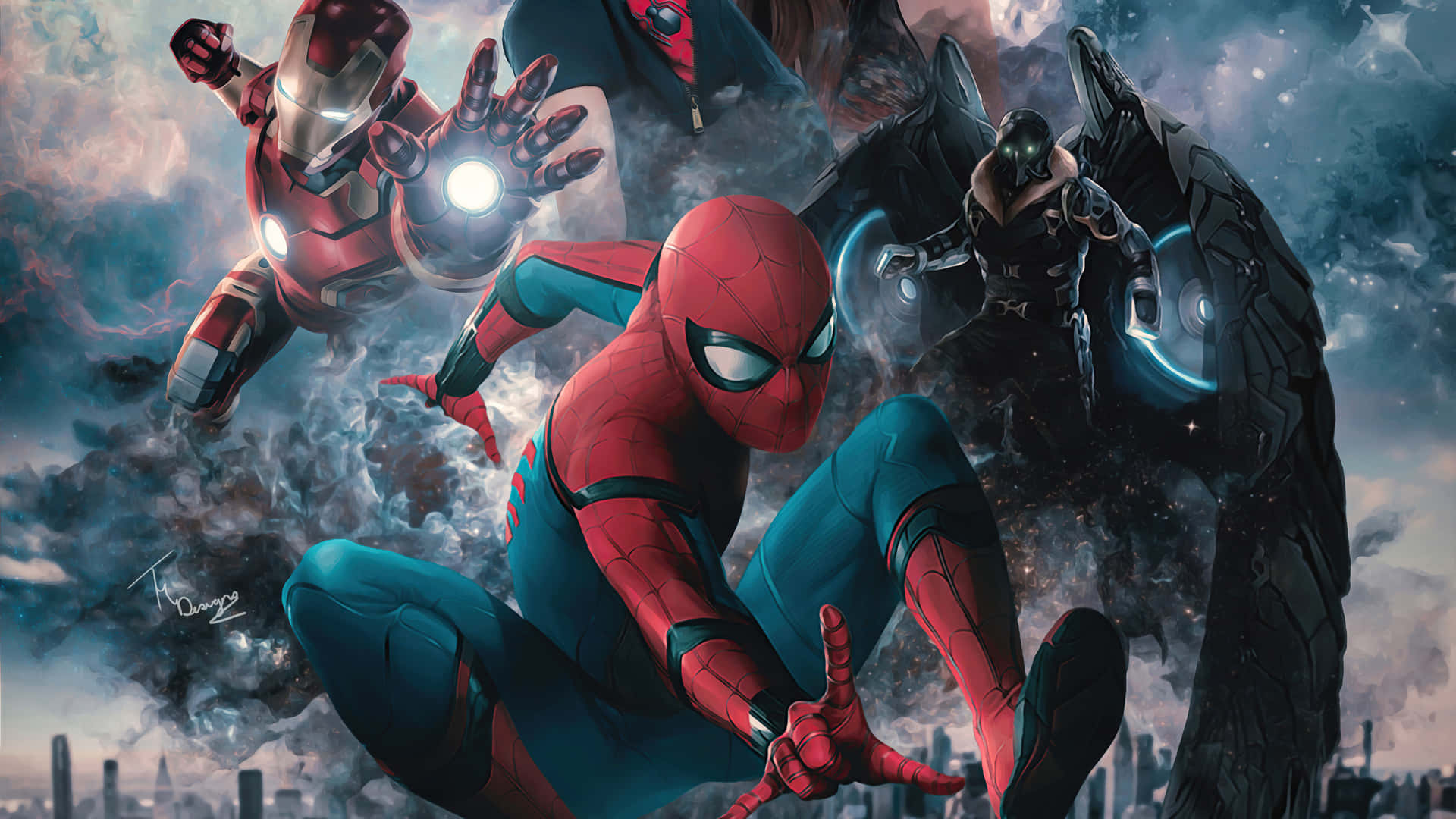 The Amazing Spider - Man 2 Poster Background