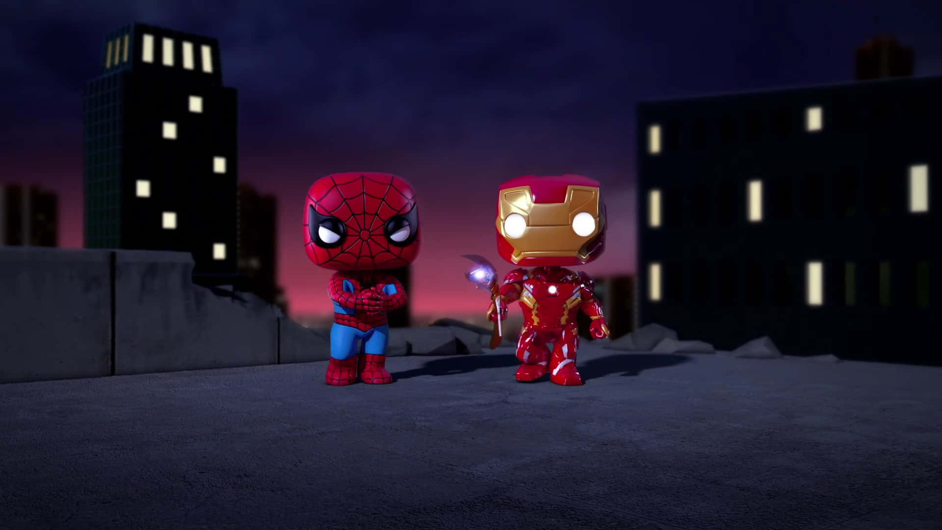 The Amazing Spider Man And Iron Man, Protecting The World Background