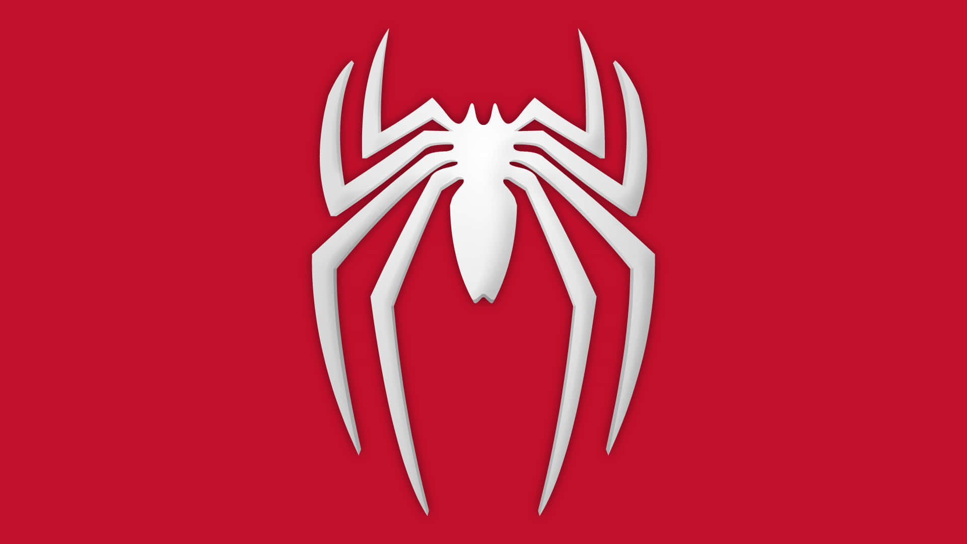 The Amazing Spider - Man Logo On A Red Background Background