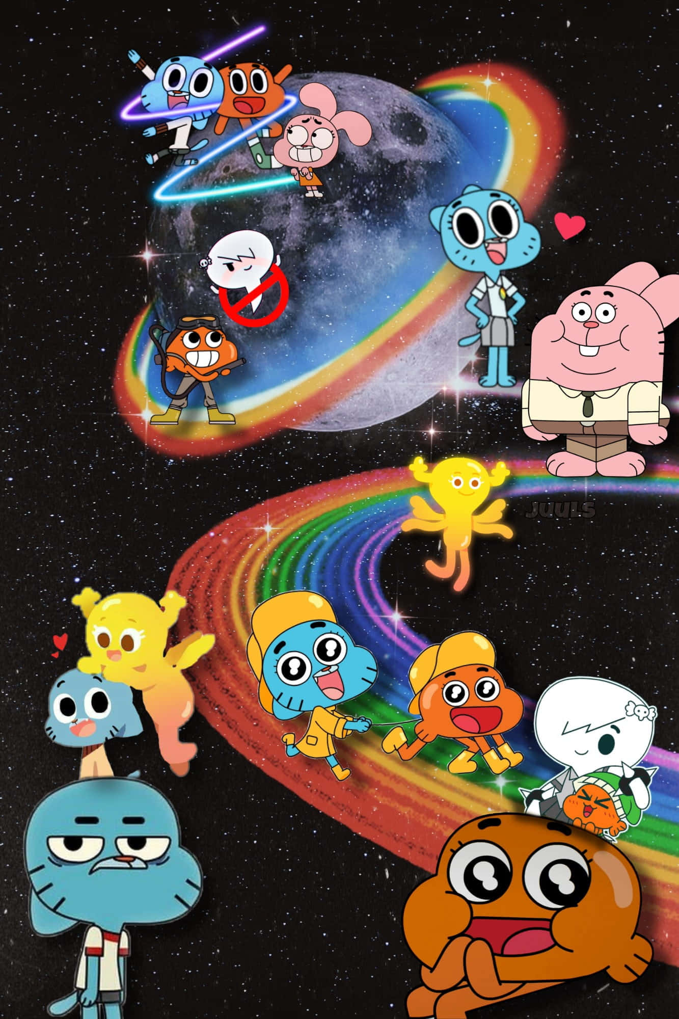 The Amazing World Of Gumball - Animated Series - Characters Wallpaper Background