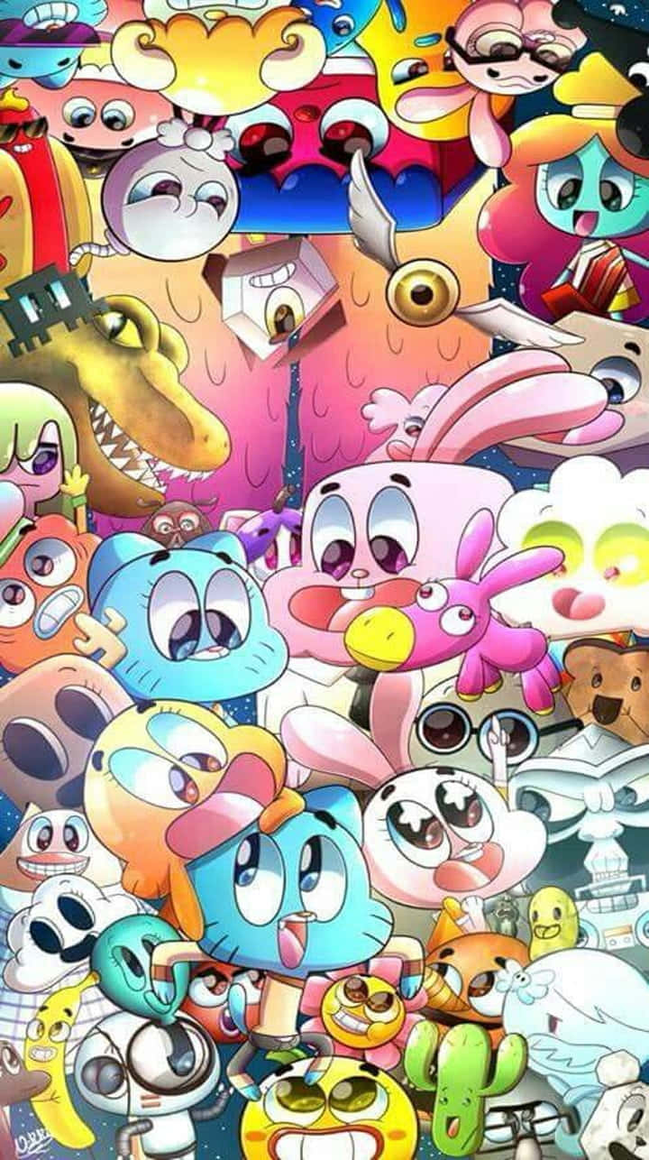 The Amazing World Of Gumball Characters Wallpaper Background