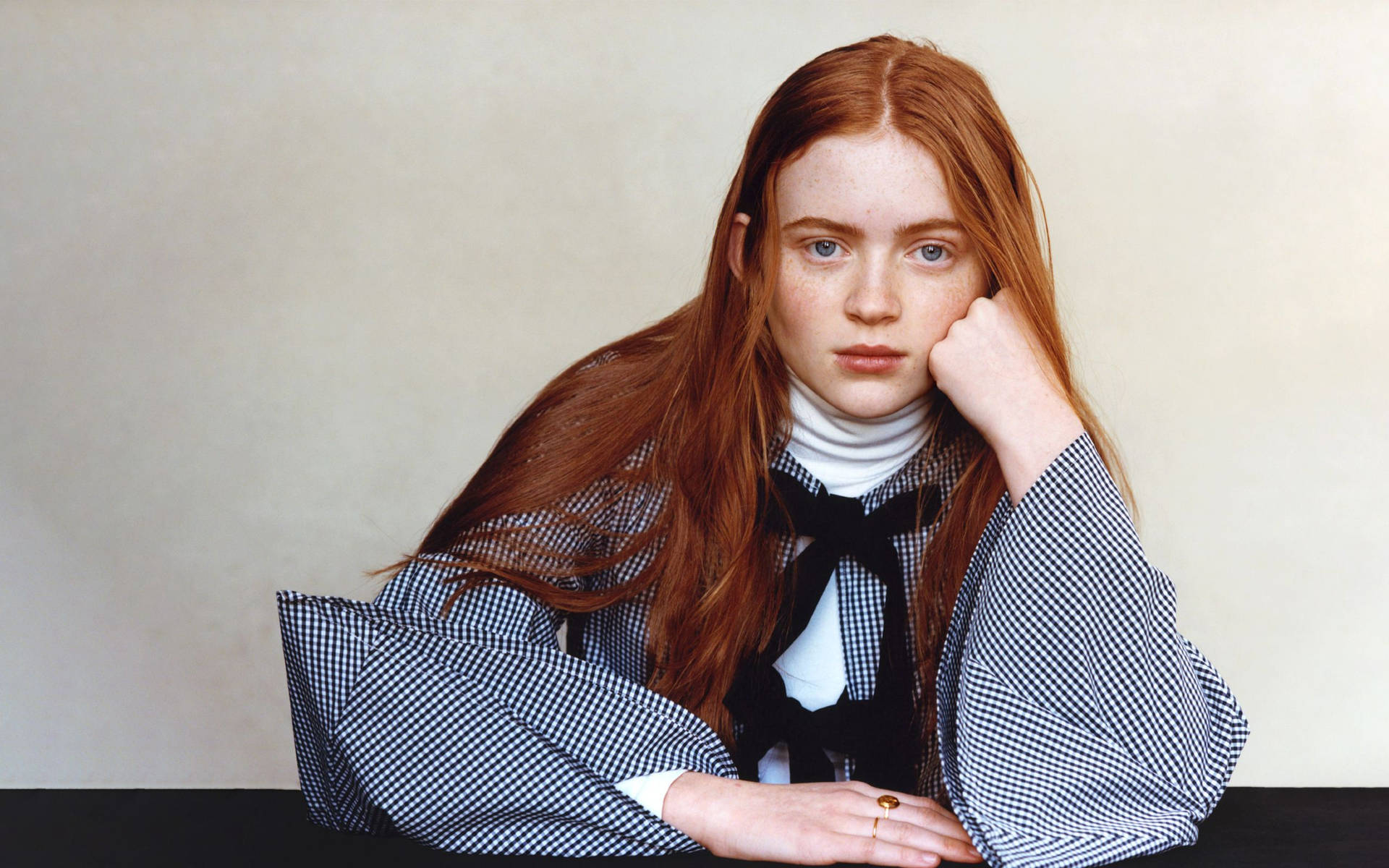 The American Actress Sadie Sink Background