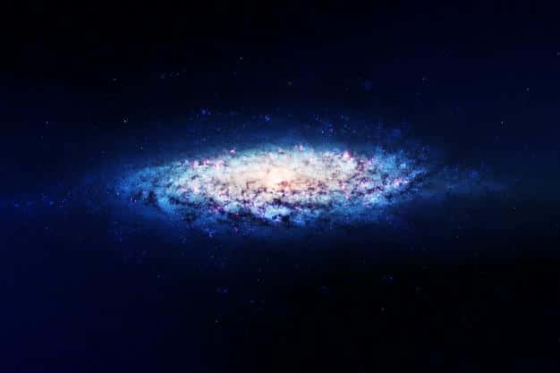 The Andromeda Galaxy, A Spiral Galaxy Located Approximately 2.5 Million Light-years From Earth Background
