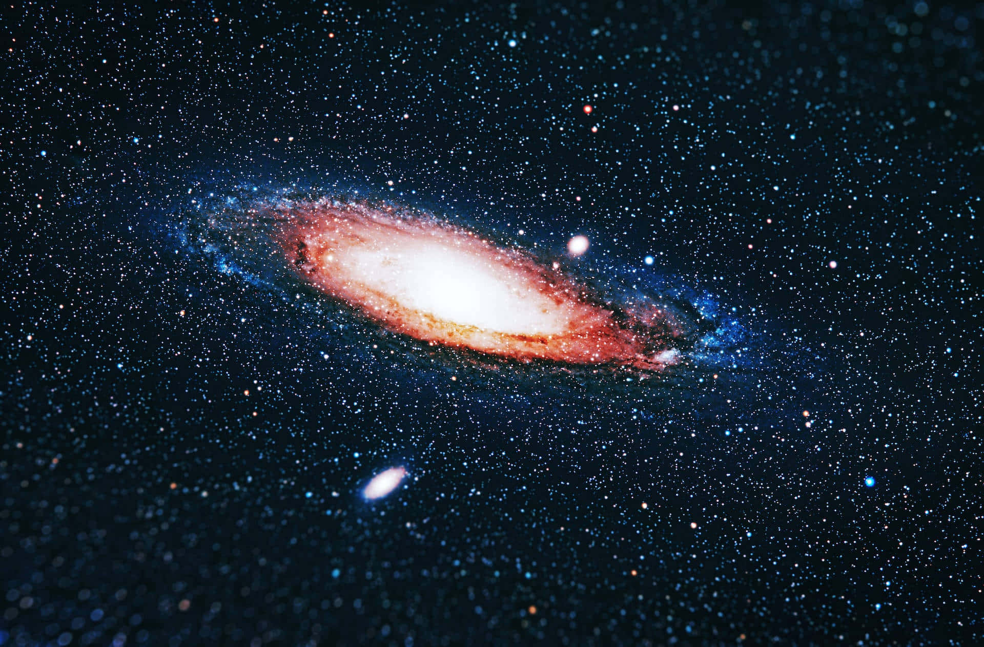 The Andromeda Galaxy In All Its Glory Background