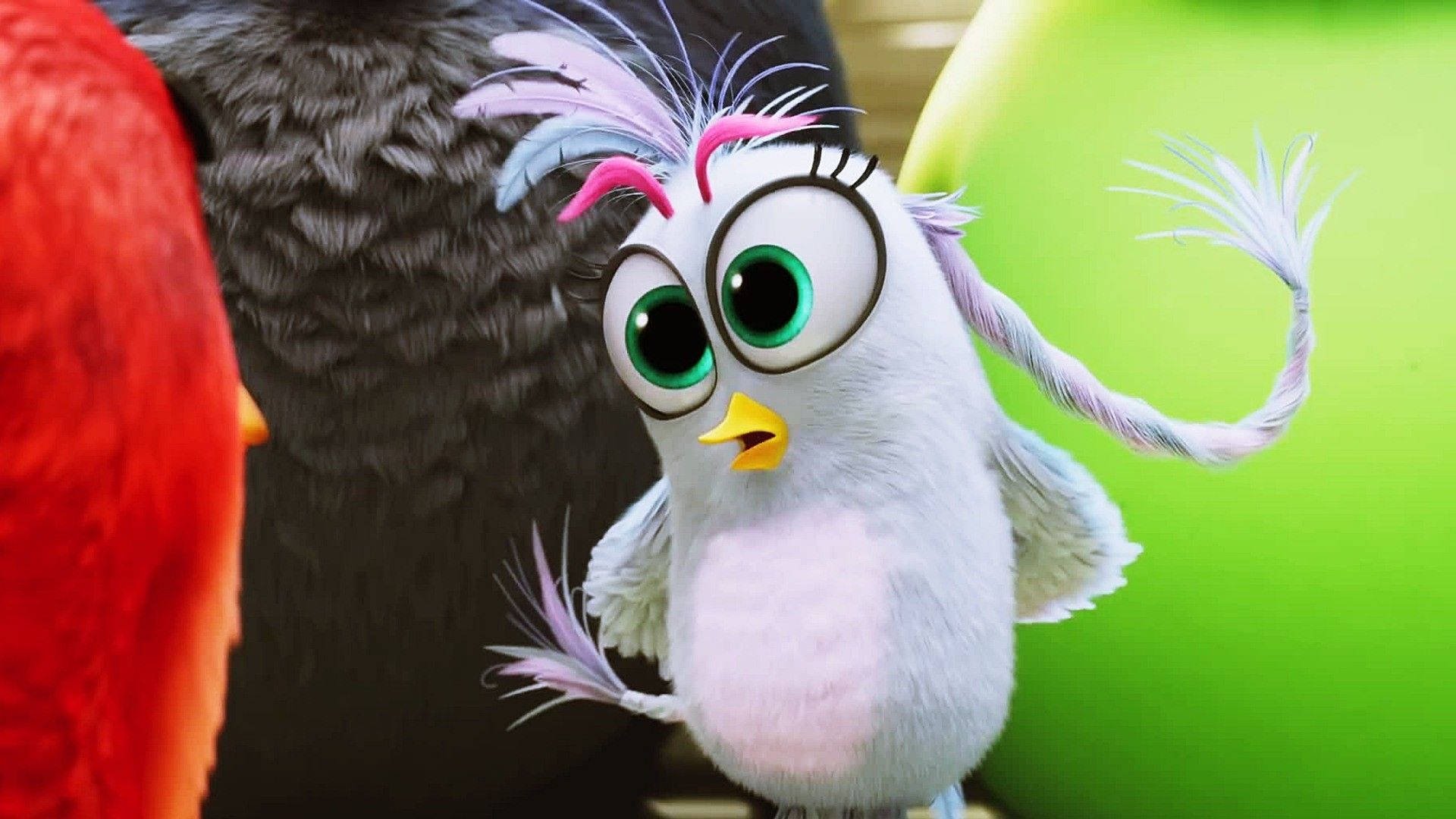 The Angry Birds Movie 2 Attentive Silver Background