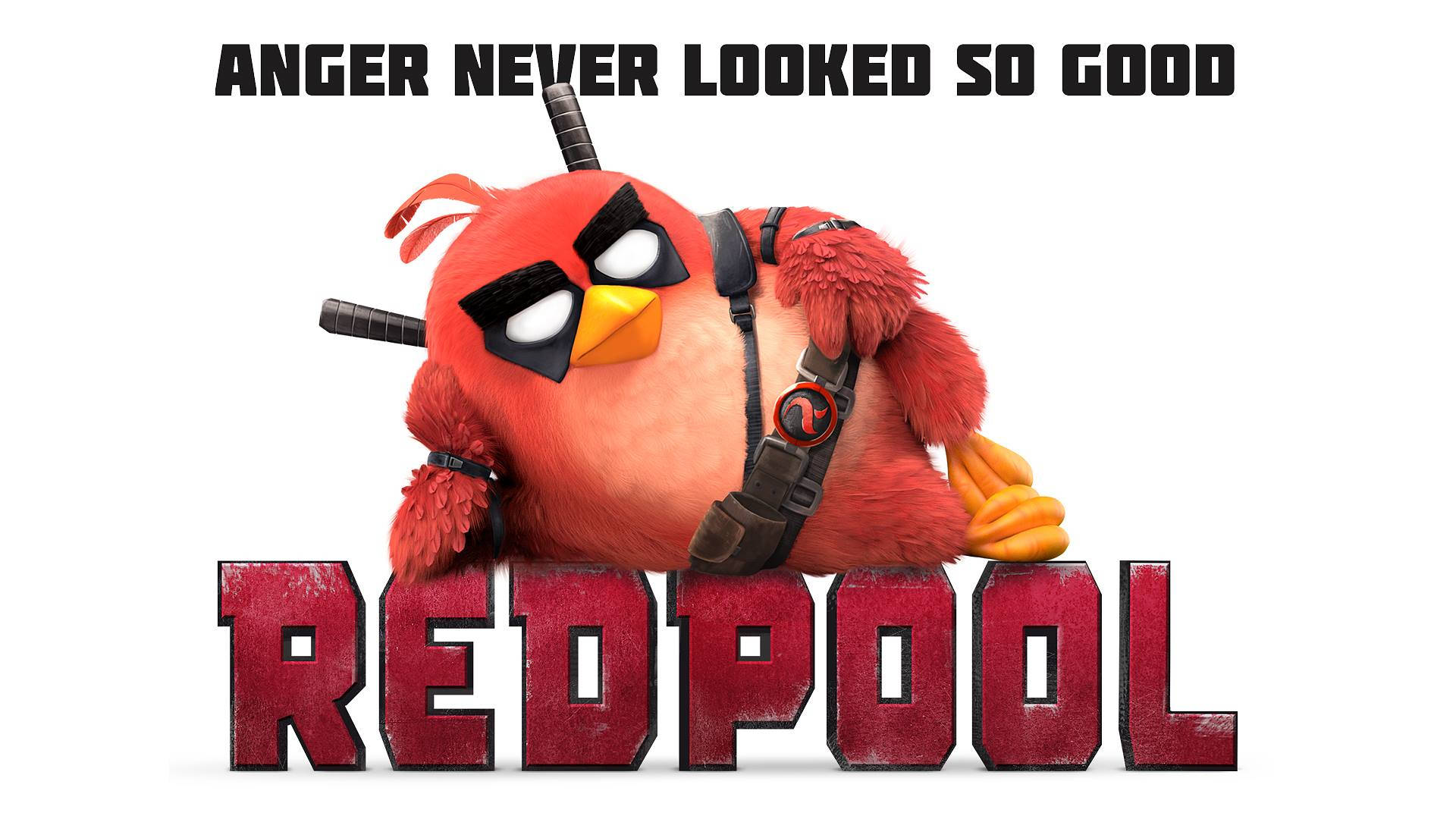 The Angry Birds Movie Featuring Red As Redpool