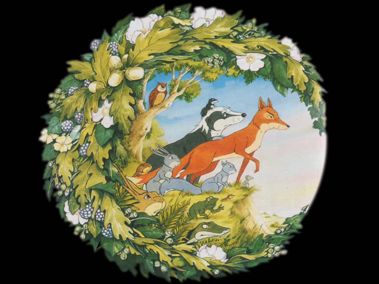 The Animals Of Farthing Wood Cartoon Pfp Background