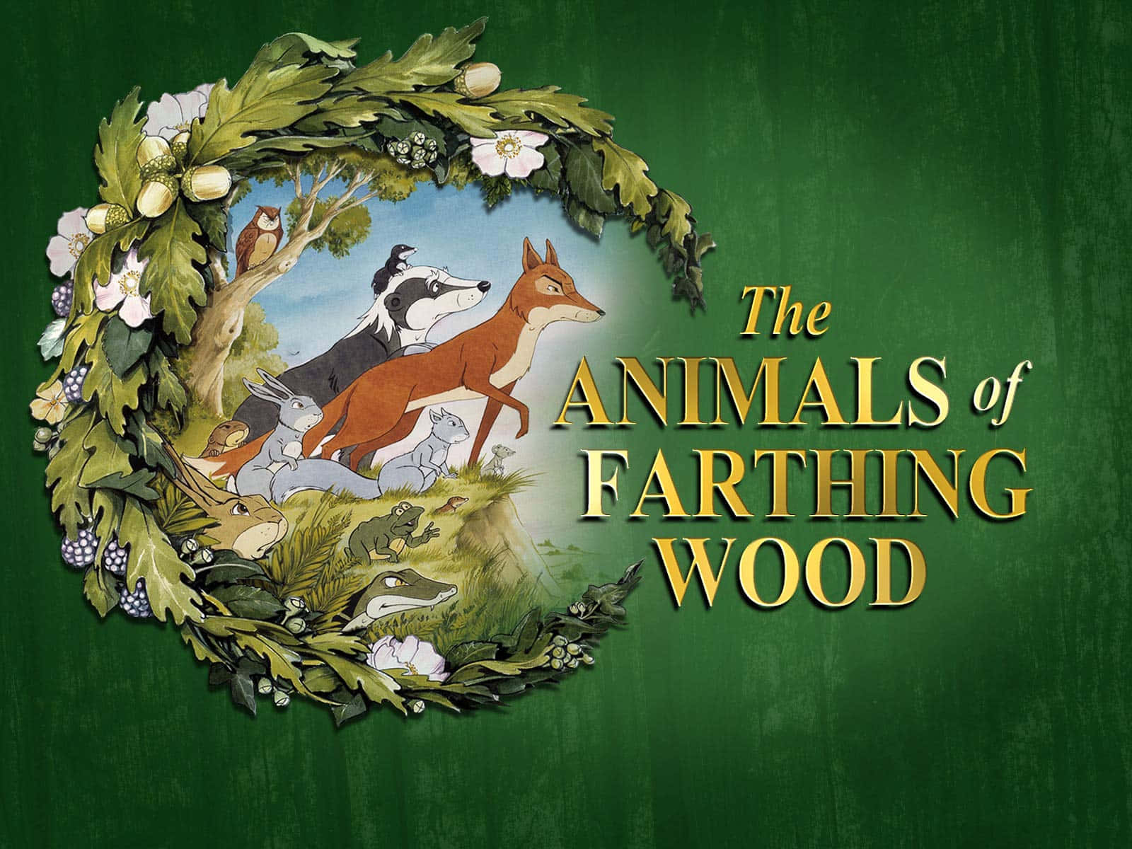 The Animals Of Farthing Wood Green Title Card Background