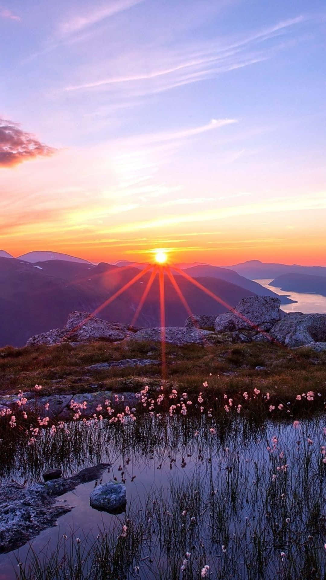 The Appalachian Mountains Sunset Portrait