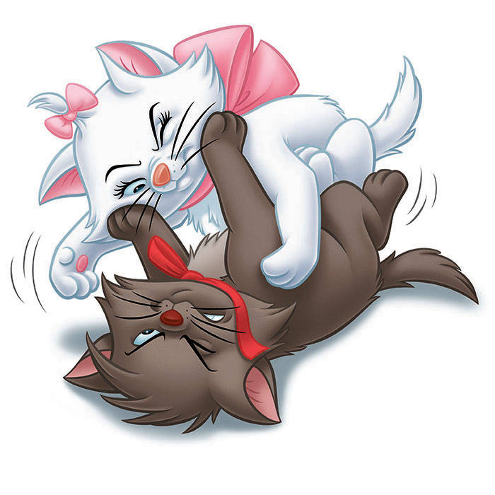 The Aristocats Marie And Berlioz Background