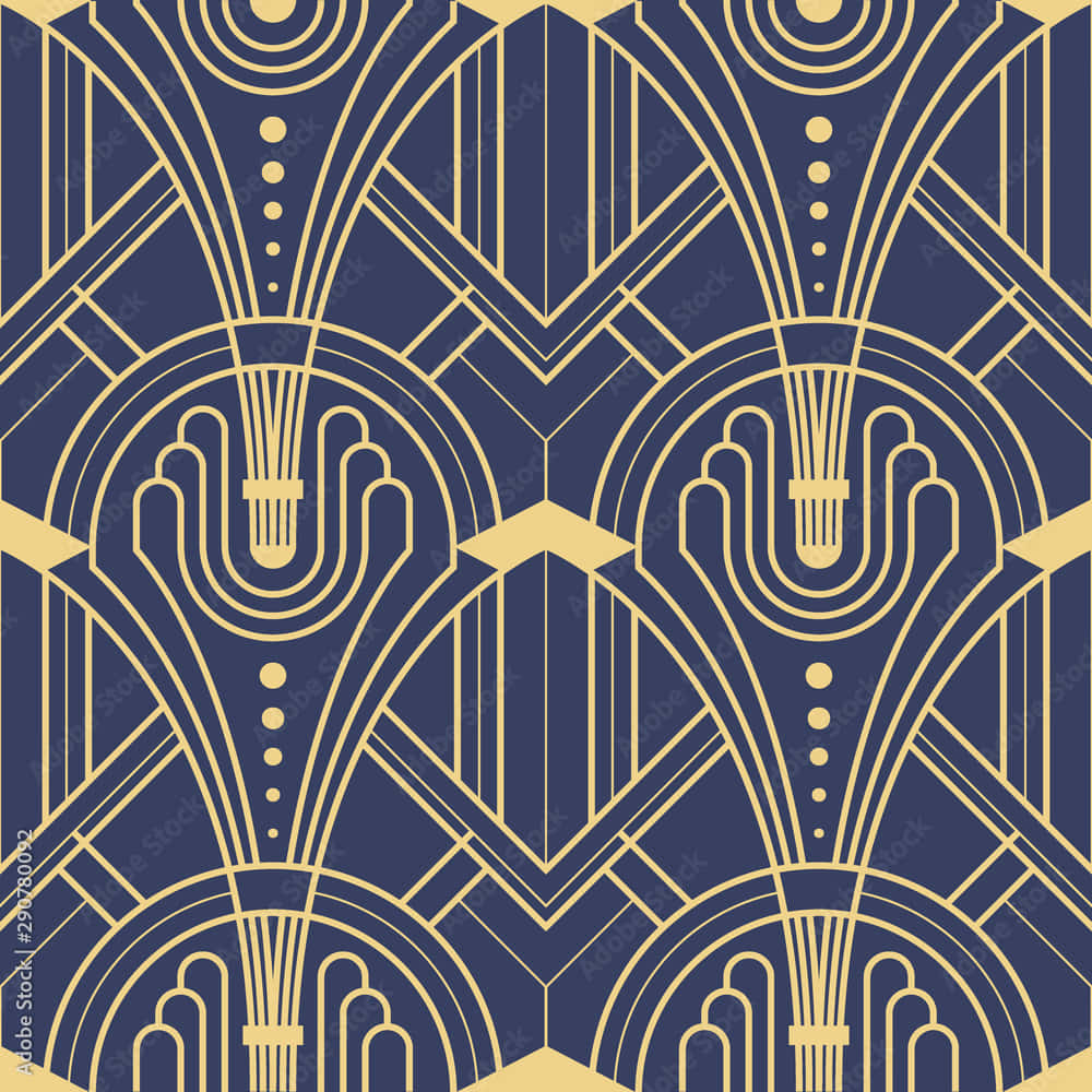 The Art-deco Inspired Iphone Background