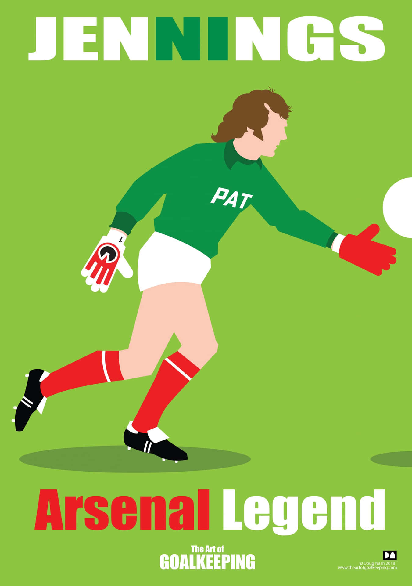 The Art Of Goal Keeping Arsenal Legend Pat Jennings Background