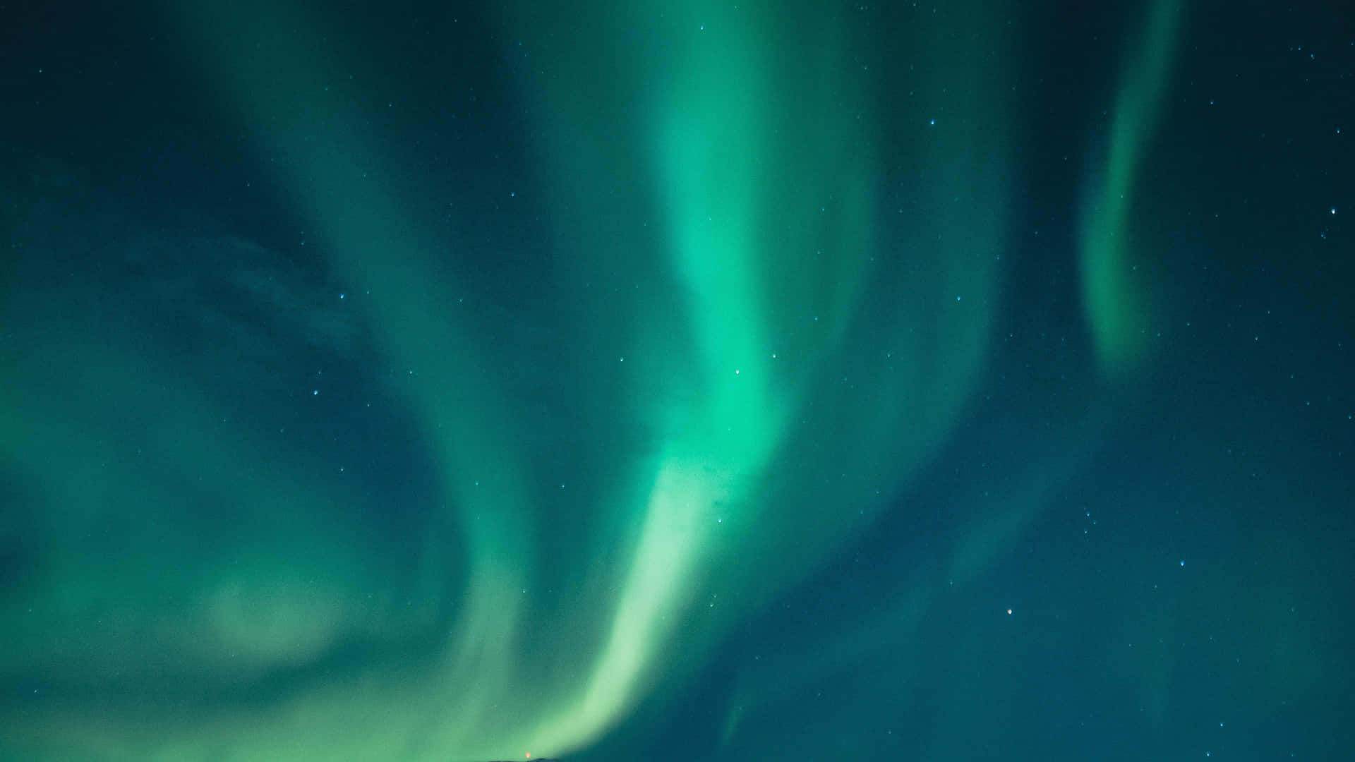 The Aurora Borealis In Iceland Background