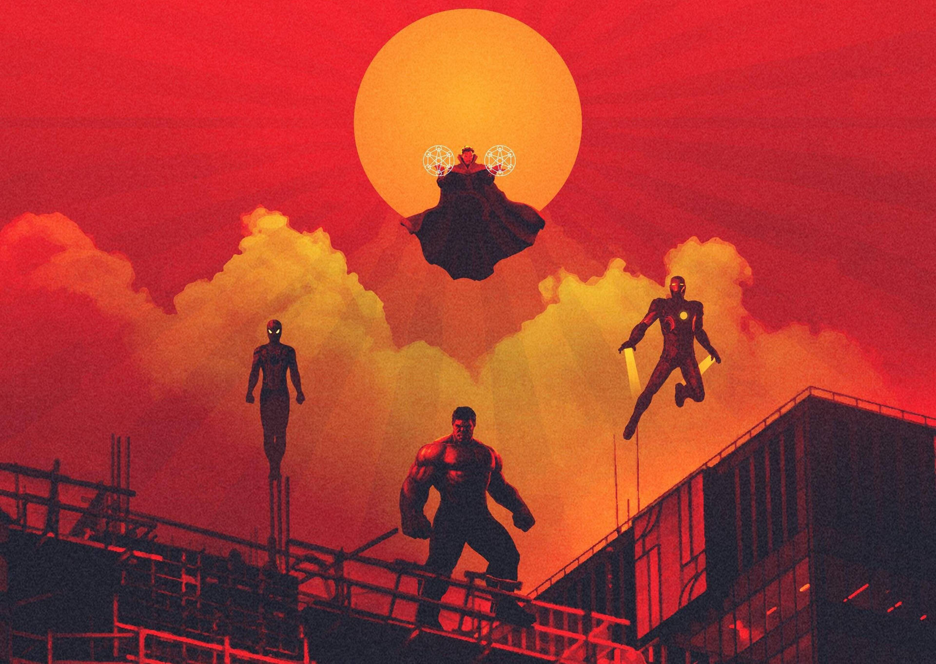 The Avengers And Doctor Strange Minimalist