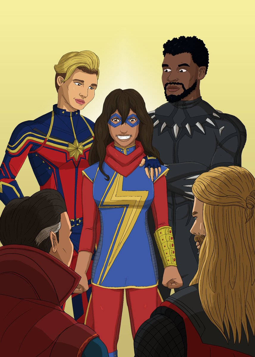 The Avengers And Ms Marvel