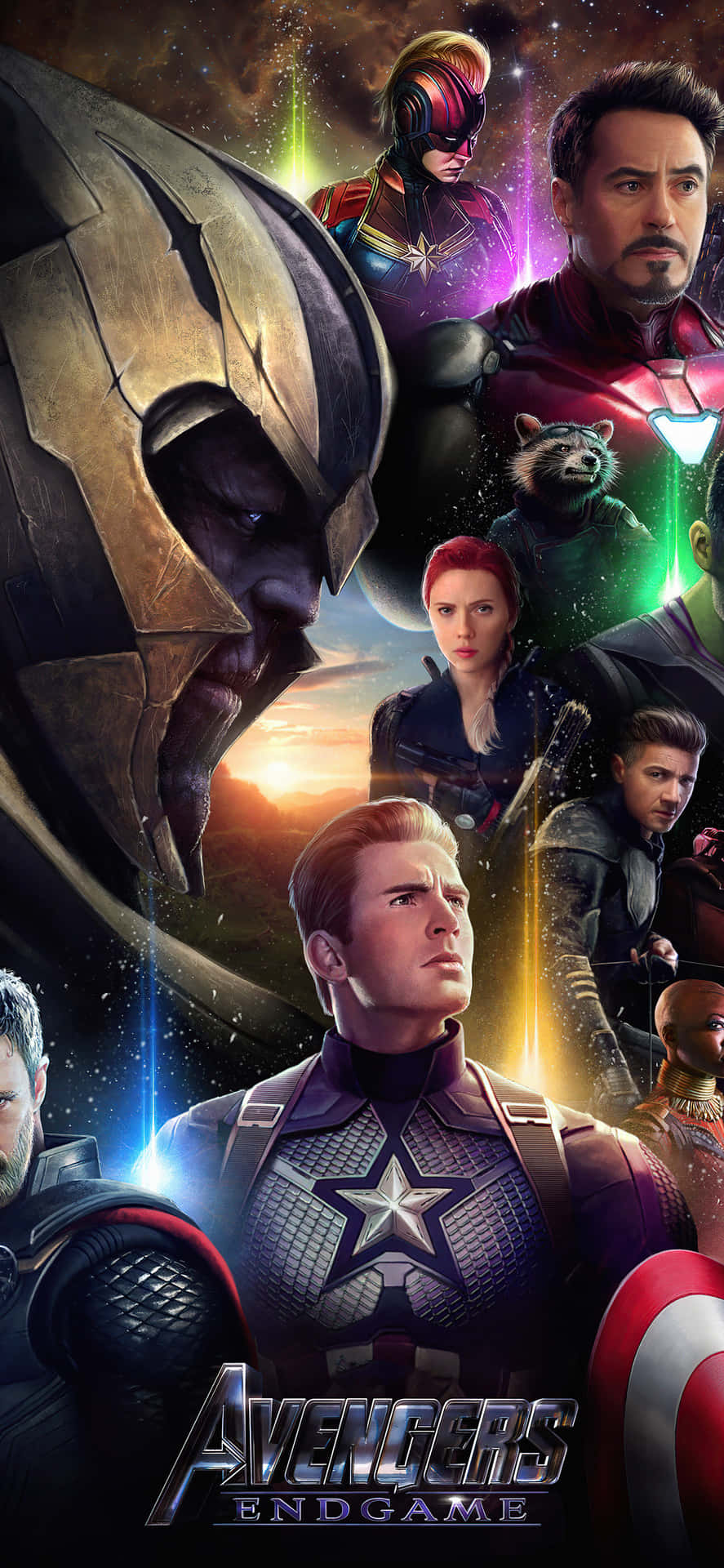 The Avengers Assemble To Battle Evil. Background