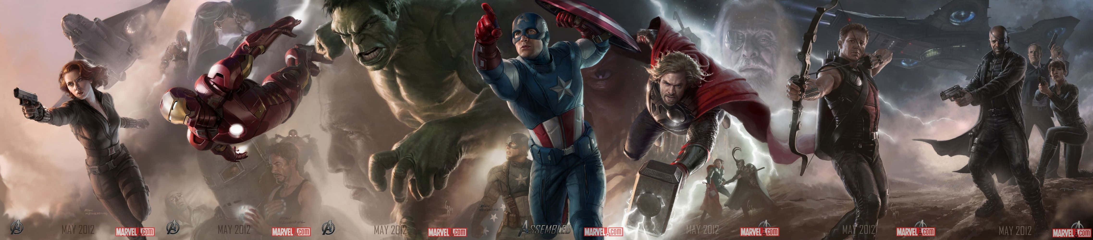 The Avengers - The End Of The World Background