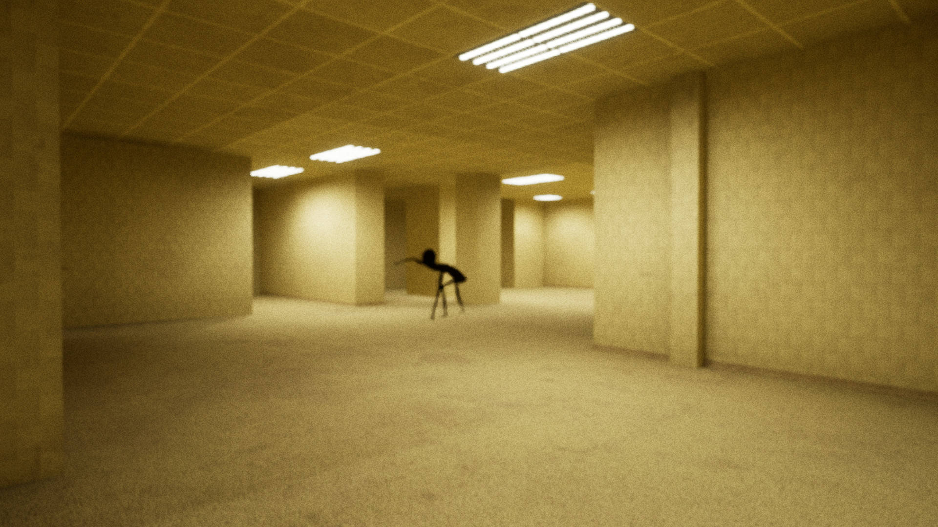 The Backrooms Slenderman Background