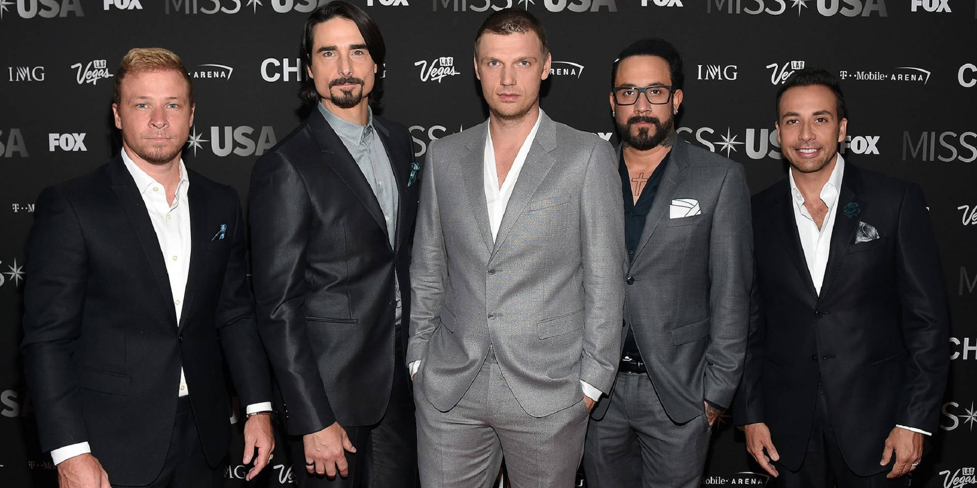 The Backstreet Boys Performing At The Miss Usa Pageant Background